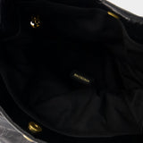 Sac Hobo Monaco S - Balenciaga - Cuir - Noir
