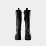 Bottes STRIKE L20 - Balenciaga - Cuir - Noir