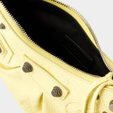 Sac À Bandoulière Le Cagole Sho Xs - Balenciaga - Cuir - Jaune