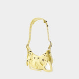 Sac À Bandoulière Le Cagole Sho Xs - Balenciaga - Cuir - Jaune