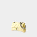 Sac À Bandoulière Crush Chain S - Balenciaga - Cuir - Jaune
