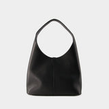 Sac Porté Épaule Locker Hobo M - Balenciaga - Cuir - Noir