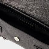 Sac Porté Épaule Le Cagole Sling Xs - Balenciaga - Cuir - Noir