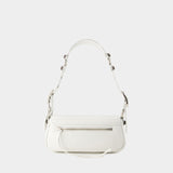 Sac Porté Épaule Le Cagole Sling Xs - Balenciaga - Cuir - Optic White