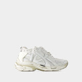 Sneakers Runner - Balenciaga - Maille - Blanc