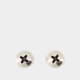 Boucles D'oreilles Garage Screw - Balenciaga - Argent - Argenté