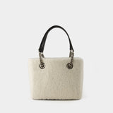 Cabas Duty Free S - Balenciaga - Fausse Fourrure - Beige