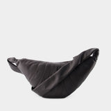 Sac à Bandoulière Medium Croissant - Lemaire - Cuir - Chocolat