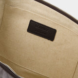 Sac à Bandoulière Medium Croissant - Lemaire - Cuir - Chocolat