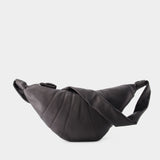 Sac à Bandoulière Medium Croissant - Lemaire - Cuir - Chocolat
