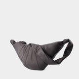 Sac à Bandoulière Medium Croissant - Lemaire - Cuir - Chocolat