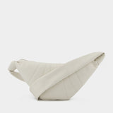 Sac À Bandoulière Small Croissant - Lemaire - Cuir - Chalk
