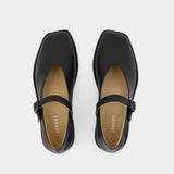 Ballerines - Lemaire - Cuir - Noir