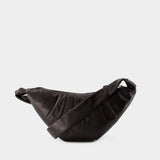 Sac Medium Croissant - Lemaire - Cuir - Chocolat Foncé