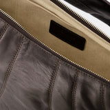 Sac Medium Croissant - Lemaire - Cuir - Chocolat Foncé