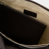 Sac à Bandoulière Large Croissant - Lemaire - Cuir - Chocolat