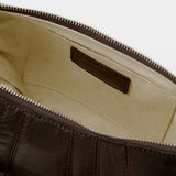 Sac Small Croissant - Lemaire - Cuir - Chocolat Foncé