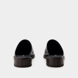 Mules Square - Lemaire - Cuir - Noir