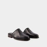Mules Square - Lemaire - Cuir - Noir