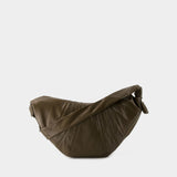 Sac Large Croissant - Lemaire - Cuir - Dark Tobacco