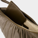 Sac Large Croissant - Lemaire - Cuir - Dark Tobacco
