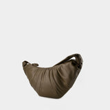 Sac Large Croissant - Lemaire - Cuir - Dark Tobacco