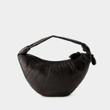 Sac Fortune Croissant - Lemaire - Cuir - Chocolat Foncé