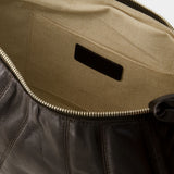 Sac Fortune Croissant - Lemaire - Cuir - Chocolat Foncé