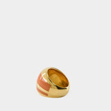 Bague - Aurélie Bidermann - Métal Doré - Orange Tamarin