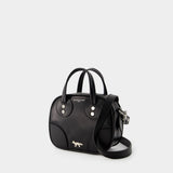 Sac à Bandoulière Boogie - Maison Kitsune - Cuir - Noir