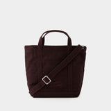 Tote Bag Fox Head Mini - Maison Kitsune - Toile - Marron Pécan