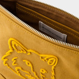 Pochette Fox Head - Maison Kitsune - Toile - Marron