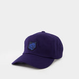 Casquette Fox Head - Maison Kitsune - Coton - Bleu