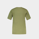 T-Shirt Chillax Fox Patch - Maison Kitsune - Coton - Vert