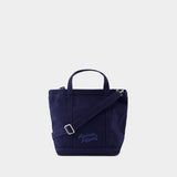 Cabas Fox Head Small - Maison Kitsune - Coton - Bleu