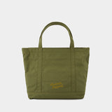 Cabas Fox Head Large - Maison Kitsune - Coton - Vert