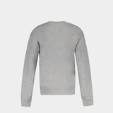 Sweatshirt Fox Head Patch Comfort - Maison Kitsune - Coton - Gris