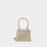 Sac Le Chiquito Moyen - Jacquemus - Lin - Light Greige
