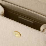 Sac Le Chiquito Moyen - Jacquemus - Lin - Light Greige
