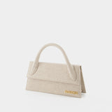 Sac Le Chiquito Long - Jacquemus - Lin - Greige Clair
