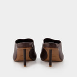 Mules Nuvola en Cuir Marron