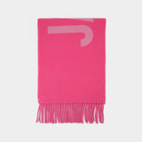 L'Echarpe Jacquemus en Laine Rose