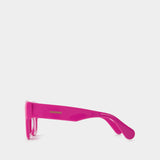 Lunettes de Soleil Baci en Acétate Rose