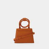 Sac Le Chiquito Noeud - Jacquemus - Cuir - Orange