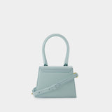 Sac Le Chiquito Moyen - Jacquemus - Cuir - Bleu Clair