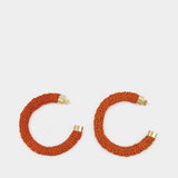 Les Creoles Raphia - Jacquemus - Raphia - Orange