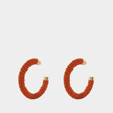 Les Creoles Raphia - Jacquemus - Raphia - Orange