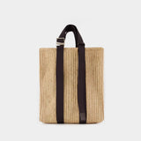 Le Tote Panier - Jacquemus - Cuir - Marron