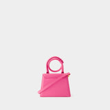 Sac Le Chiquito Noeud - Jacquemus - Cuir - Rose Fluo