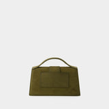 Sac Le Grand Bambino - Jacquemus - Cuir - Kaki Foncé